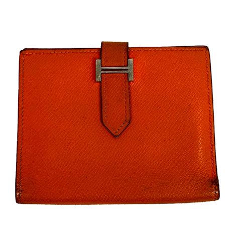 hermes bearn wallet orange|bearn compact wallet Hermes.